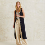 Top Yerse Fluido Estampado Ecru - ECRU