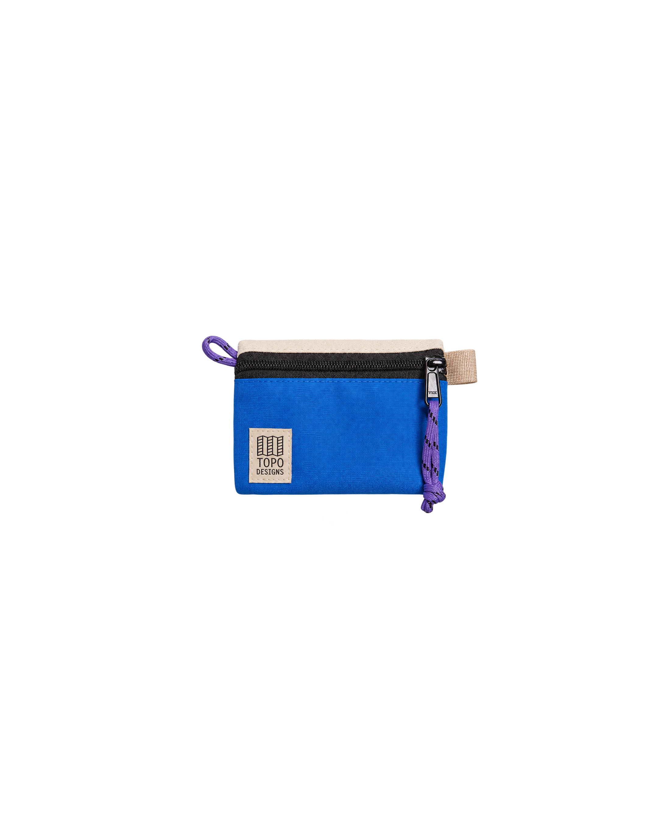 Flat neceser TOPO DESIGNS Bag Micro Classic Blue / Bone White