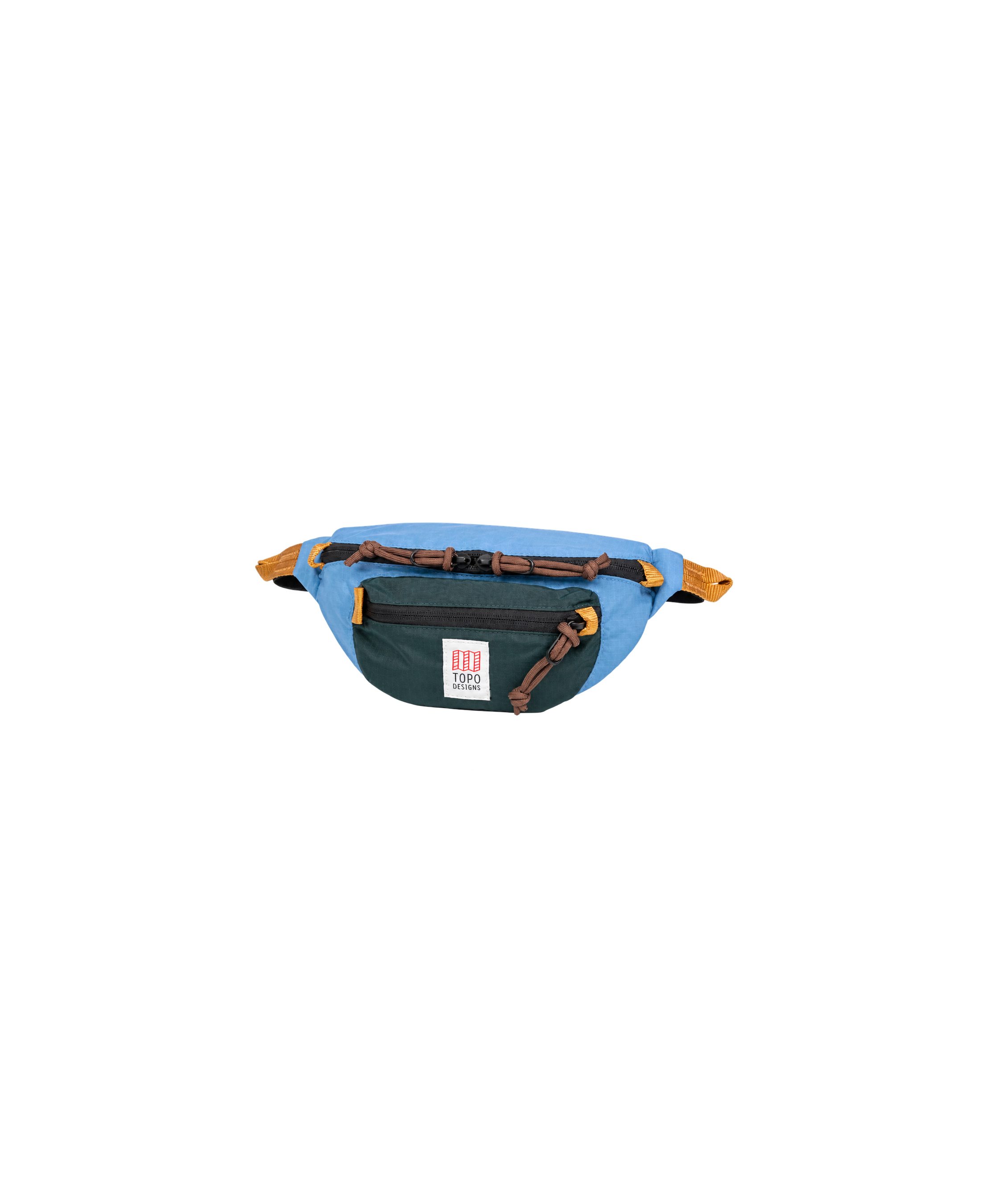 Flat riñonera TOPO DESIGNS Mountain Waist Pack River Blue / Dark Pine
