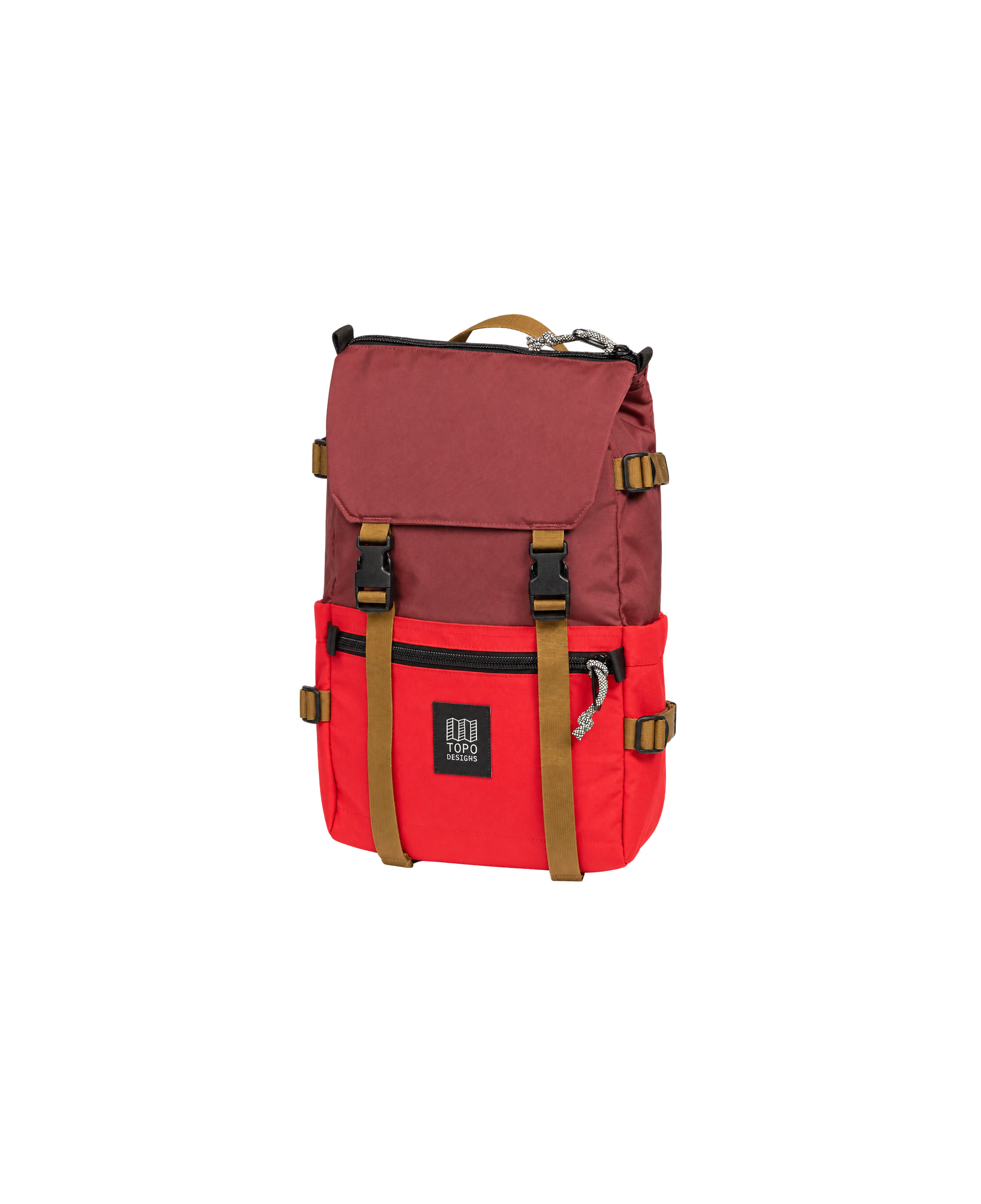 Flat mochila TOPO DESIGNS Rover Pack Classic Maroon / Salsa