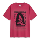 Camiseta Twojeys x Peggy Gou Bussines Rosa — flat frontal con fondo transparente