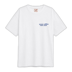 Camiseta Twojeys x Peggy Gou Flames — flat frontal con fondo transparente