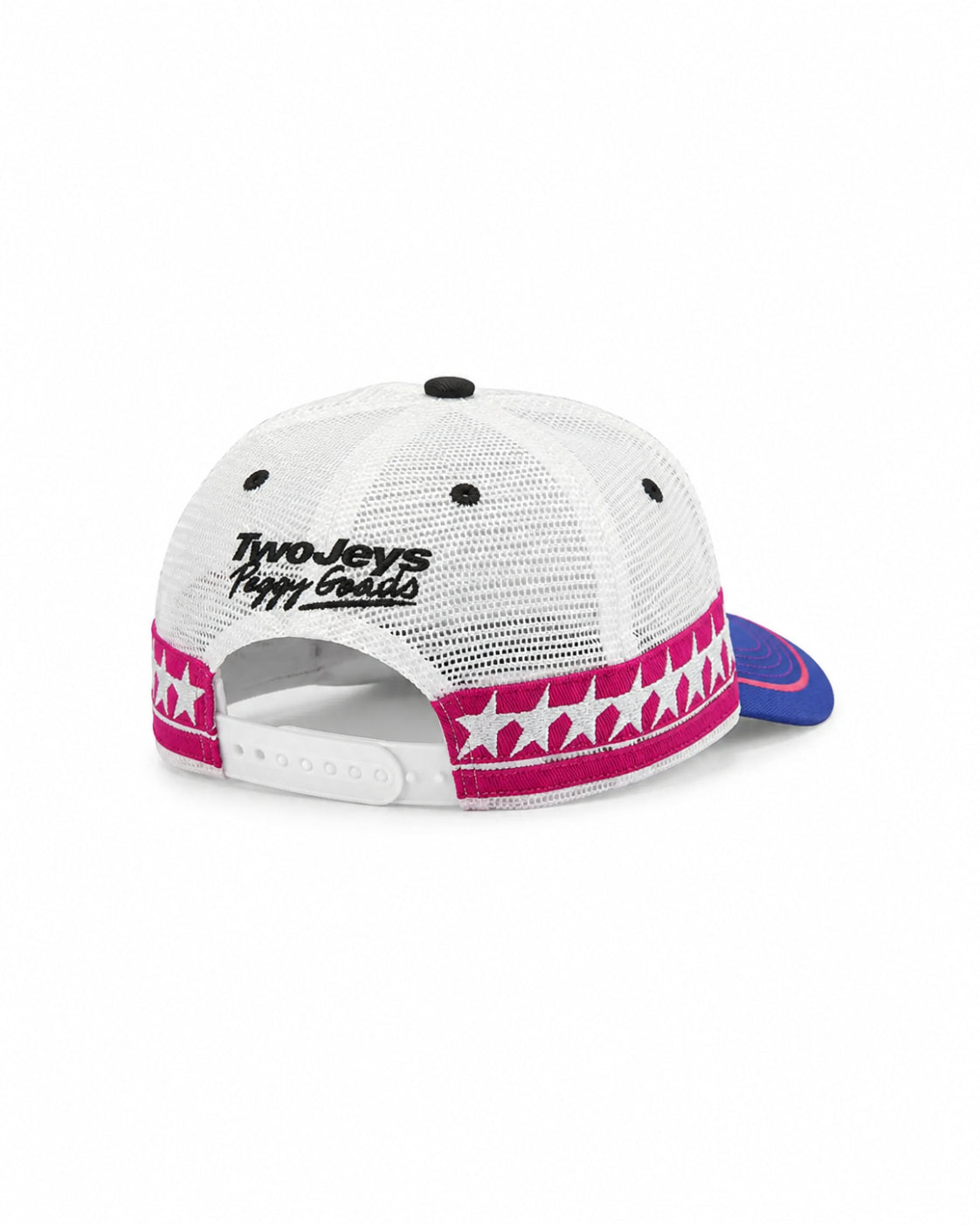 Twojeys gorra Trucker blanca, vista oficial 2