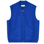 Chaleco UNIVERSAL WORKS Wool Fleece Zip Blue