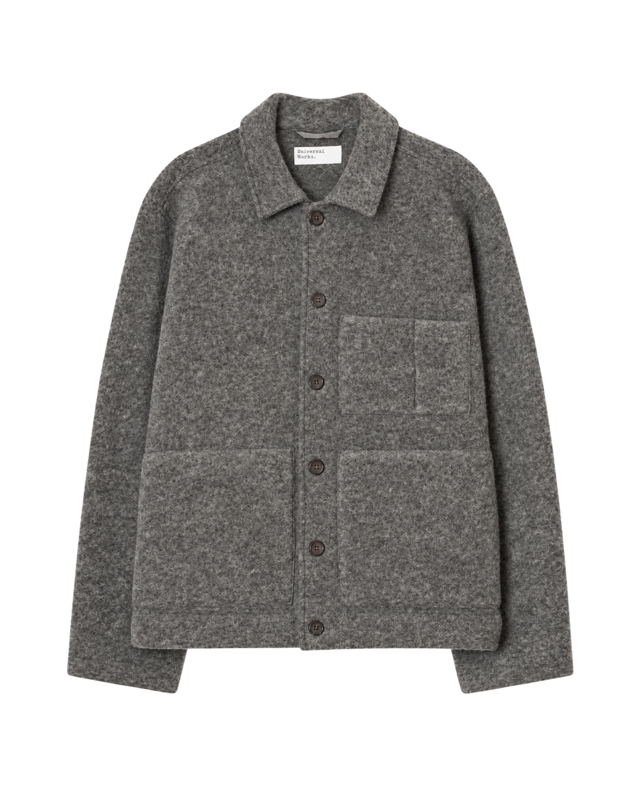 Chaqueta UNIVERSAL WORKS Wool Fleece Uniform Grey Marl