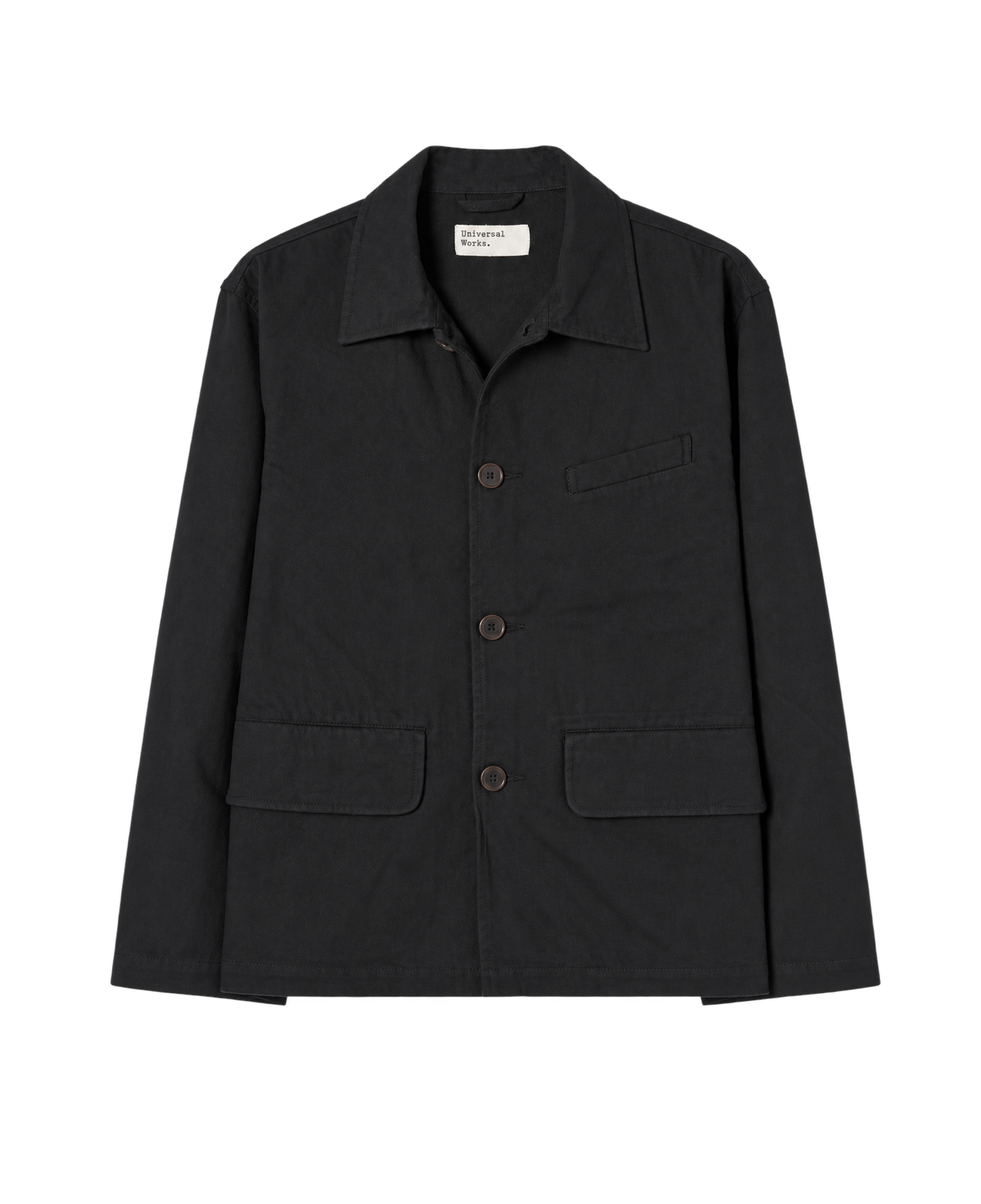 Chaqueta UNIVERSAL WORKS Franck Brushed Moleskin Black