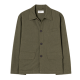 Chaqueta UNIVERSAL WORKS Franck Brushed Moleskin Olive