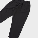 UNIVERSAL WORKS Pleated Track Brushed Moleskin Black - vista trasera