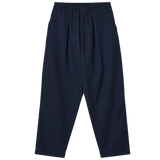 Pantalón UNIVERSAL WORKS Pleated Track Wool Herringbone Navy