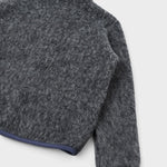 UNIVERSAL WORKS Losso Mohair Mix Navy Pale Grey - espalda