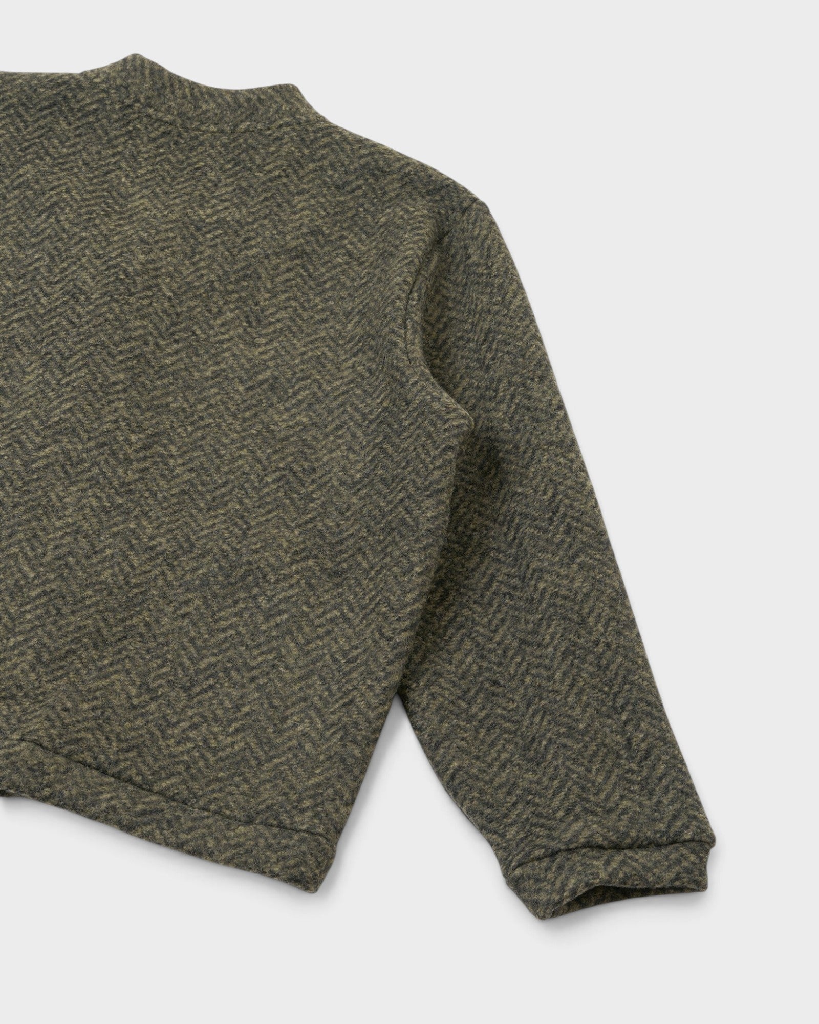 UNIVERSAL WORKS Advance Raven Fleece Olive - espalda