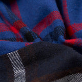 UNIVERSAL WORKS Lazy Day Patchwork Checks Blue - espalda
