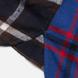 UNIVERSAL WORKS Lazy Day Patchwork Checks Blue - look 1
