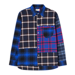 Camisa UNIVERSAL WORKS Lazy Day Patchwork Checks Blue