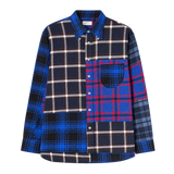 Camisa UNIVERSAL WORKS Lazy Day Patchwork Checks Blue