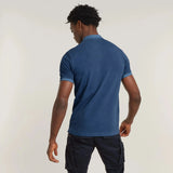 Polo G-STAR de Hombre Dunda DK Sea Blue