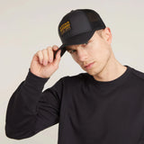 G-STAR Embro Mesh Baseball Cap Dunkelschwarz Namic Lite