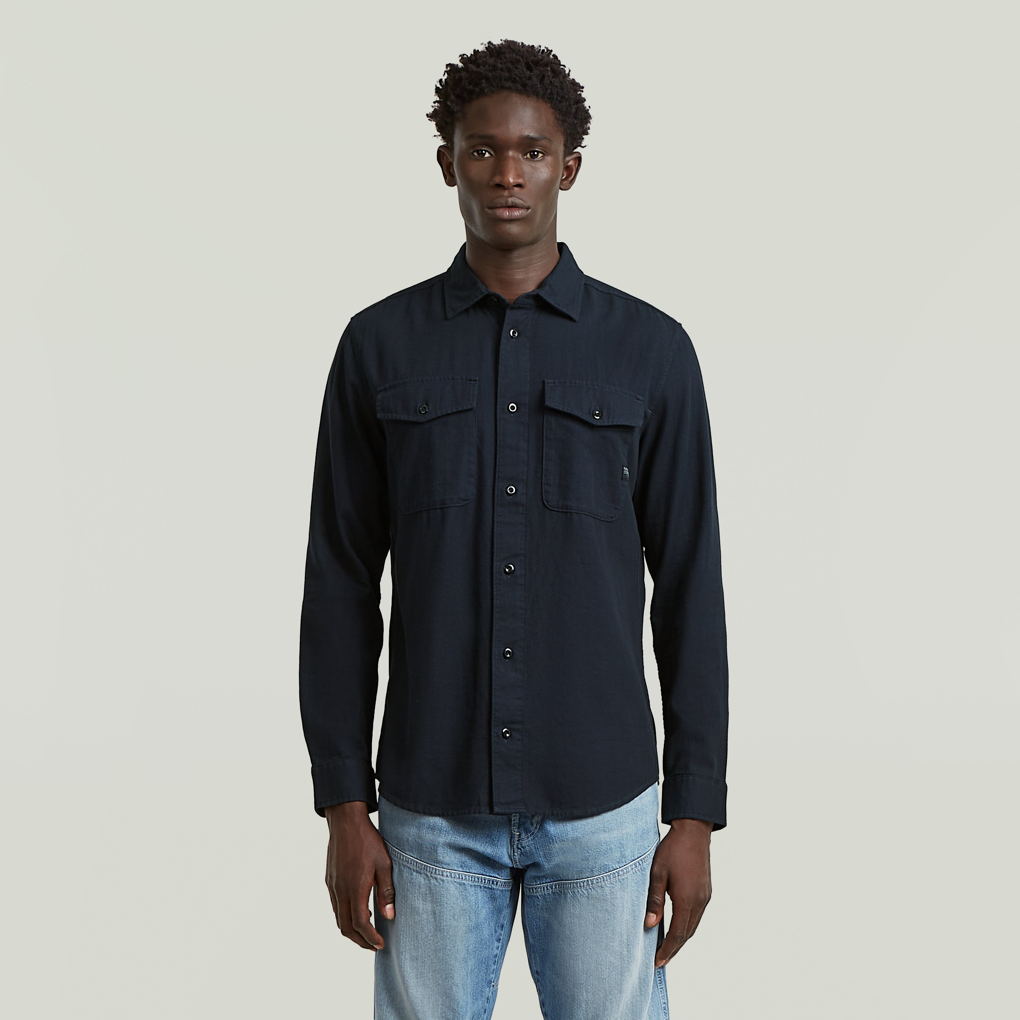 Sobrecamisa G-STAR RAW DENIM Marine Slim Salute