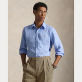 Camisa POLO RALPH LAUREN Lino Custom Slim Austin Blue