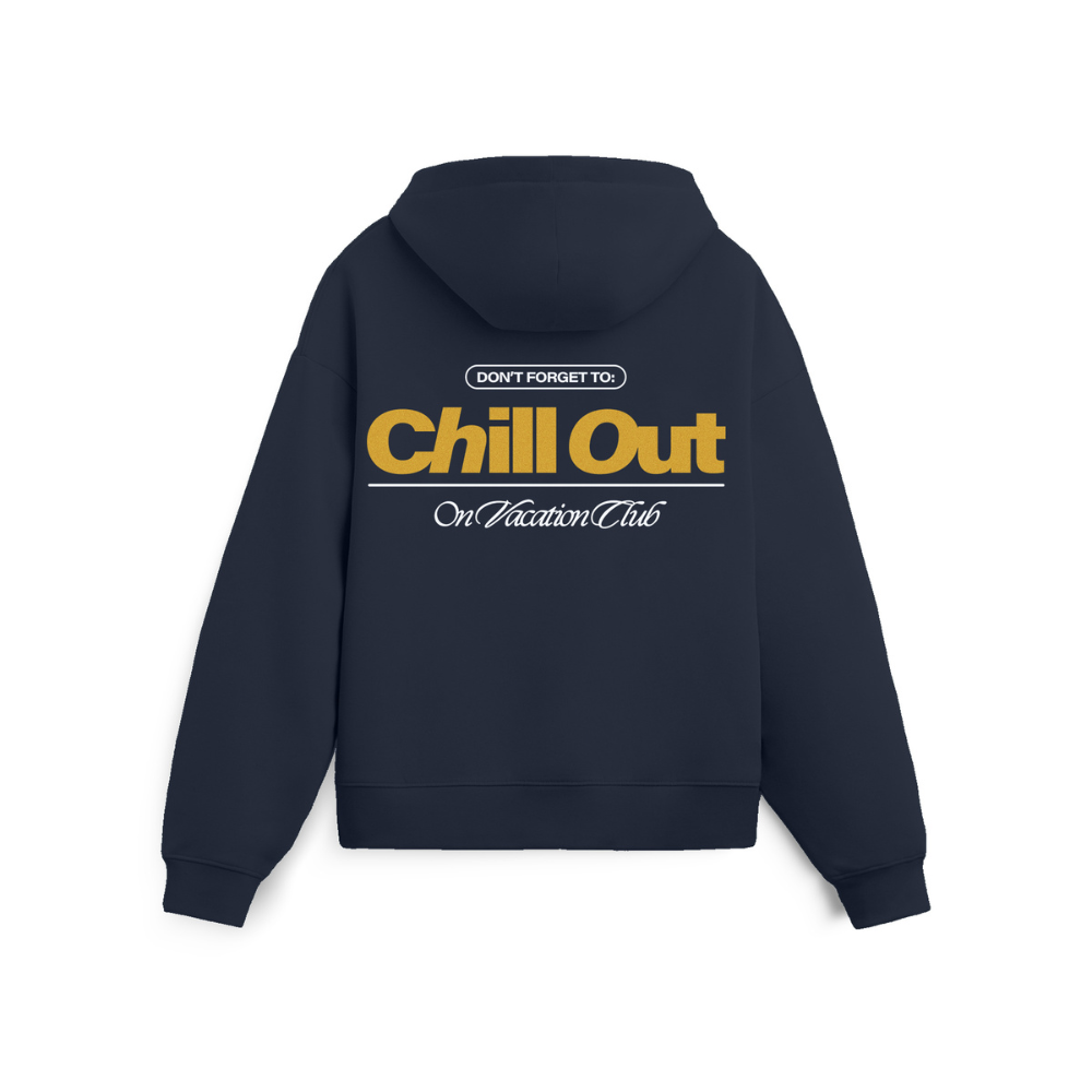 Sudadera On Vacation Chill Out Hoodie Dark Blue foto 1