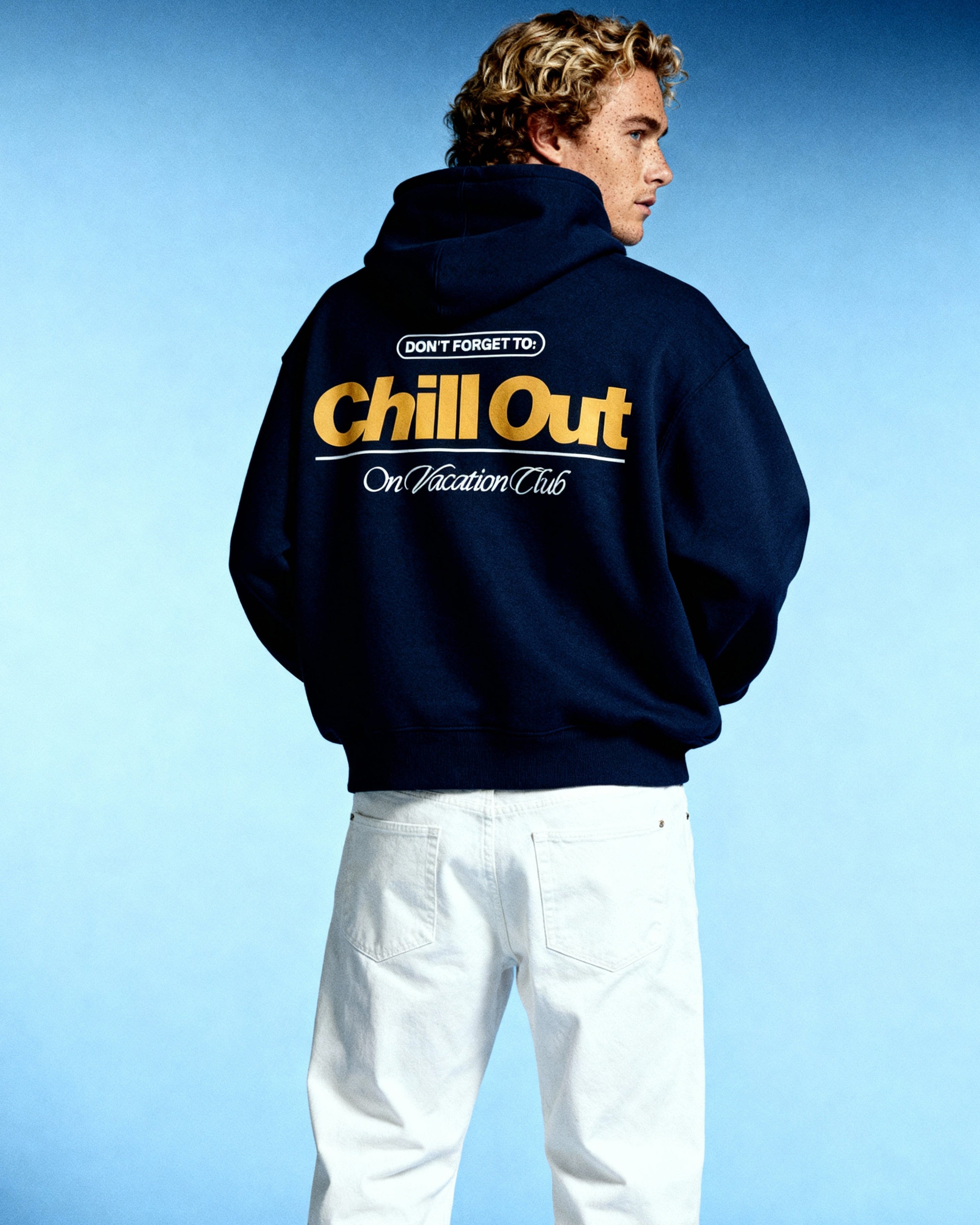 Sudadera On Vacation Chill Out Hoodie Dark Blue foto 2