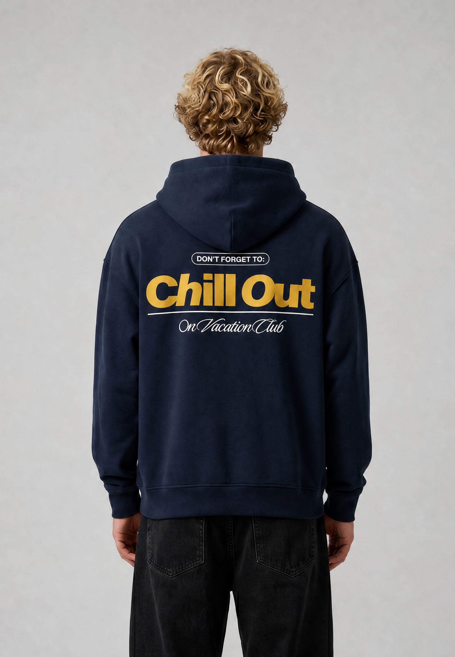 Sudadera On Vacation Chill Out Hoodie Dark Blue foto 7