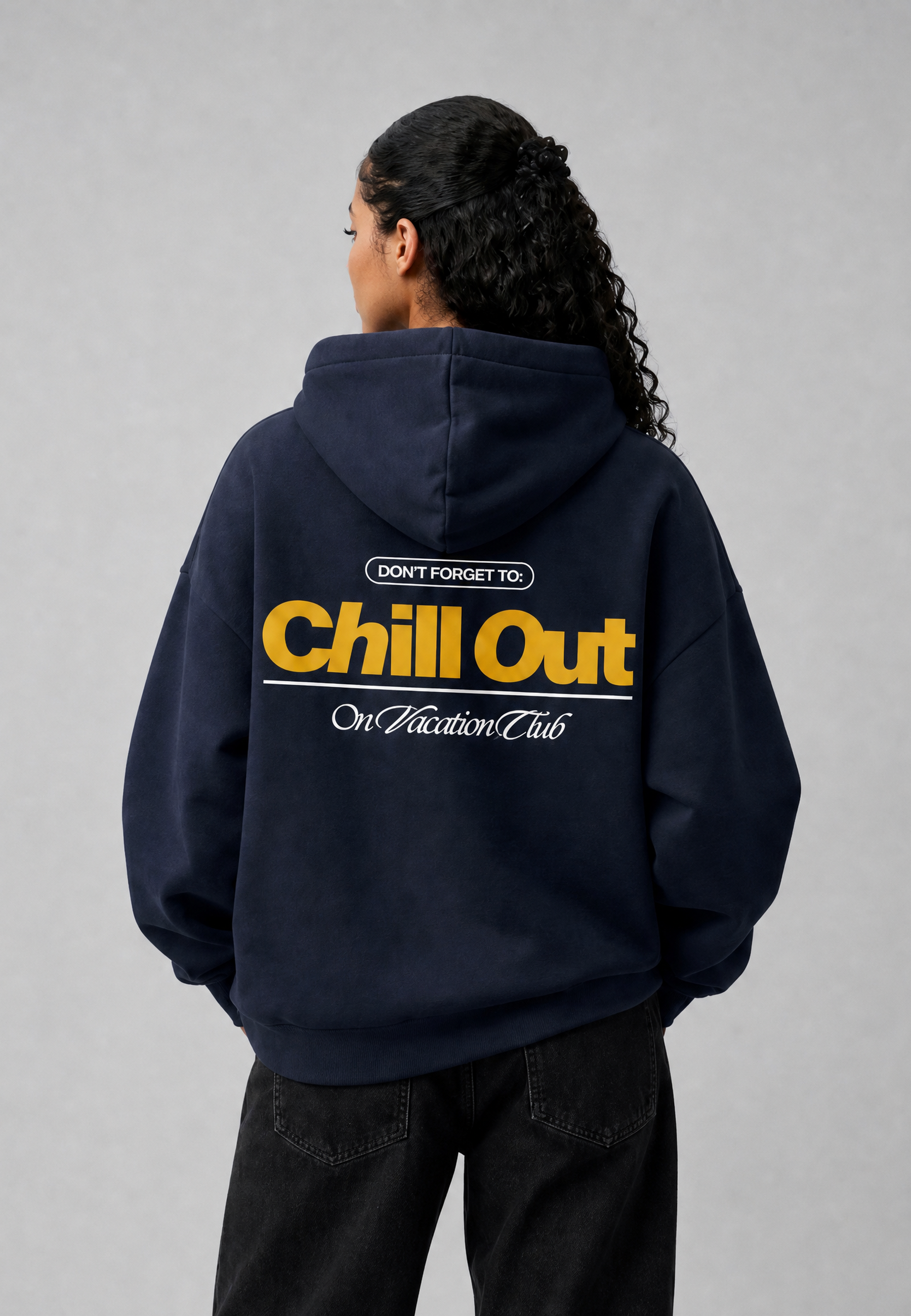 Sudadera On Vacation Chill Out Hoodie Dark Blue foto 8
