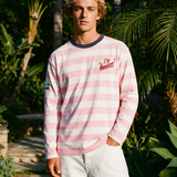 Camiseta On Vacation Elba Striped Longsleeve Pink foto 1