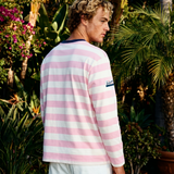 Camiseta On Vacation Elba Striped Longsleeve Pink foto 6