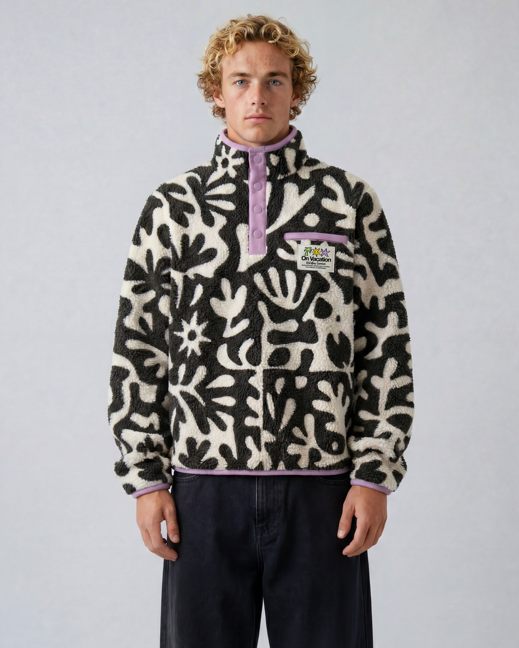 Sudadera On Vacation Goodtimes Fleece Sweater Black foto 2