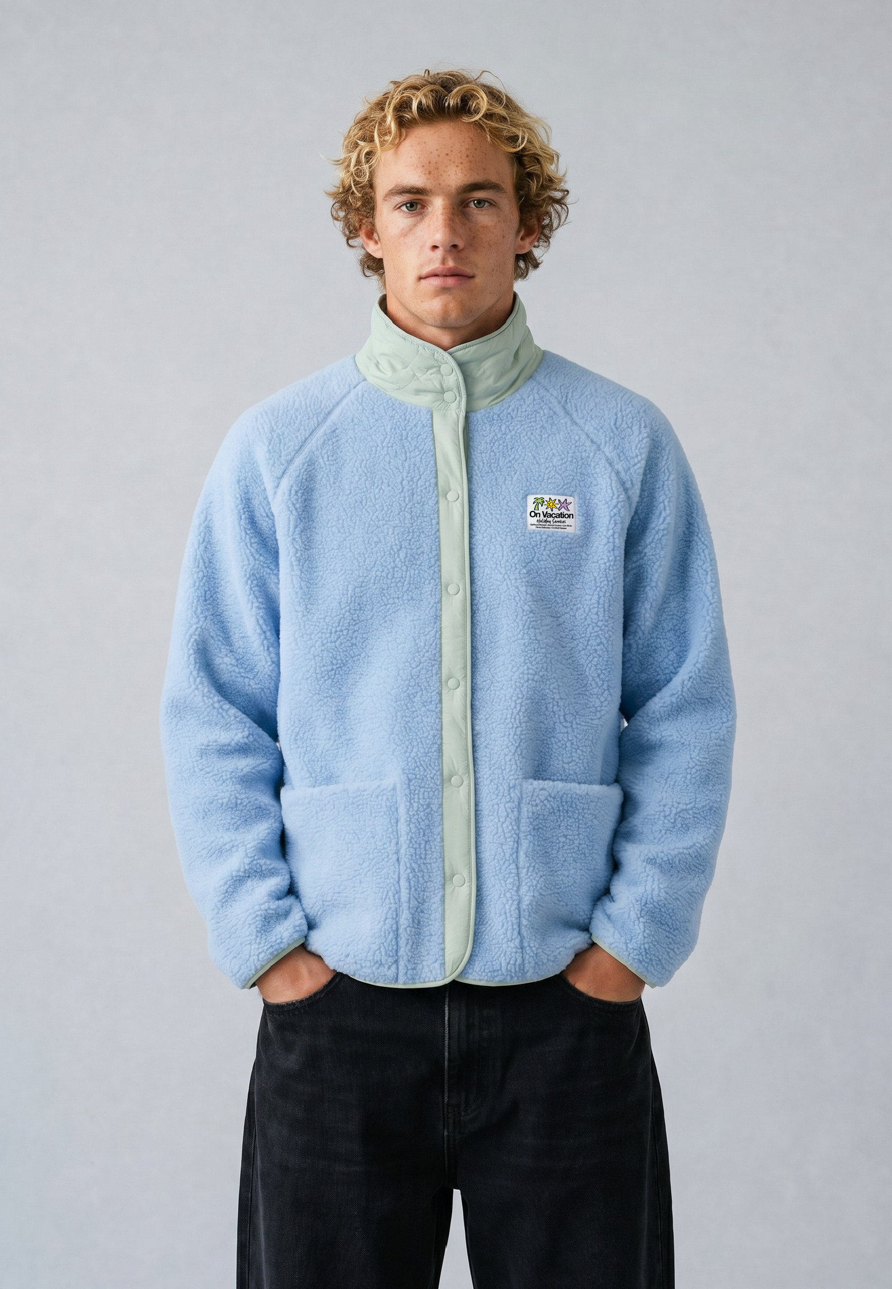 Chaqueta On Vacation Holiday Service Reversible Blue foto 2