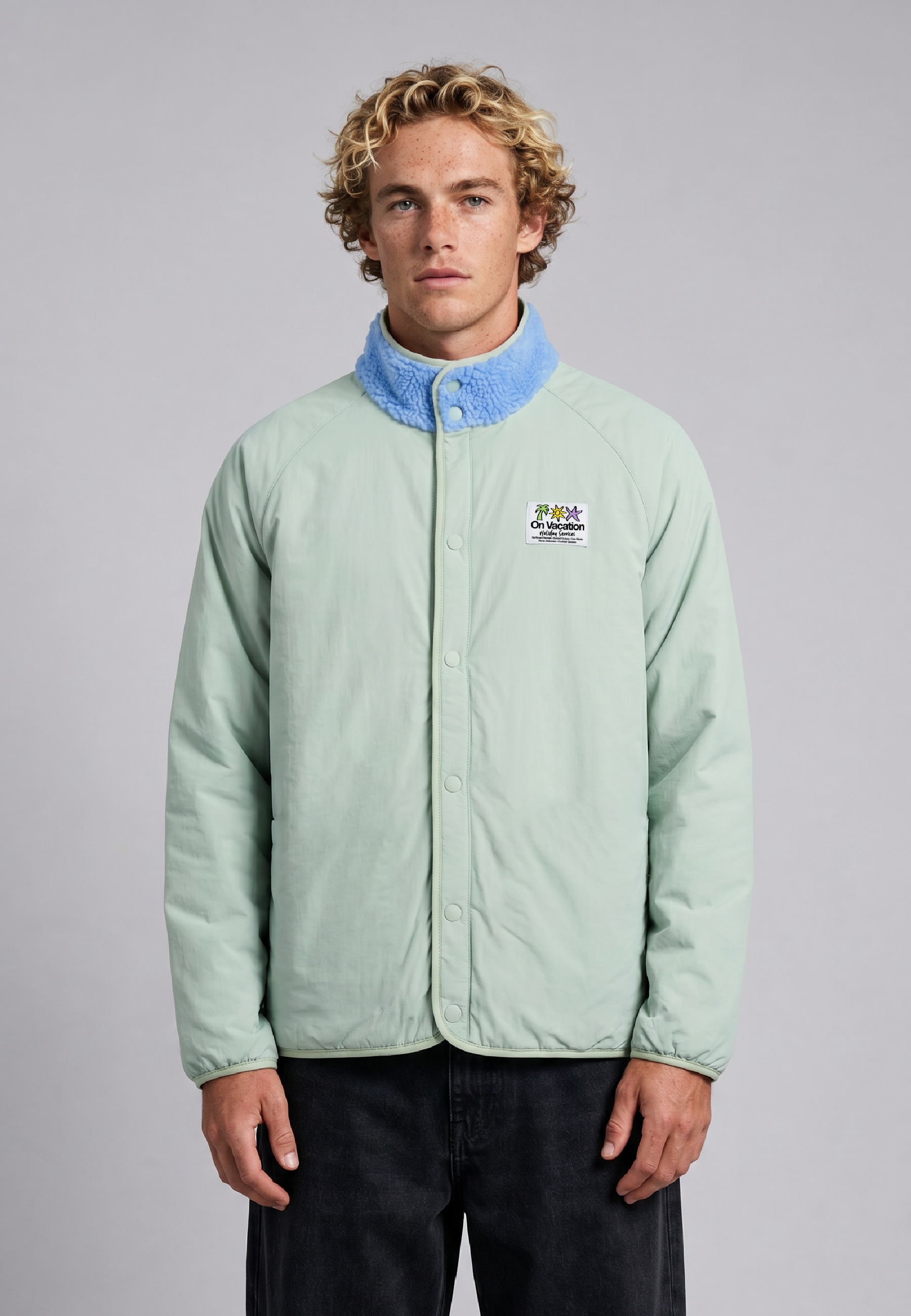 Chaqueta On Vacation Holiday Service Reversible Blue foto 6