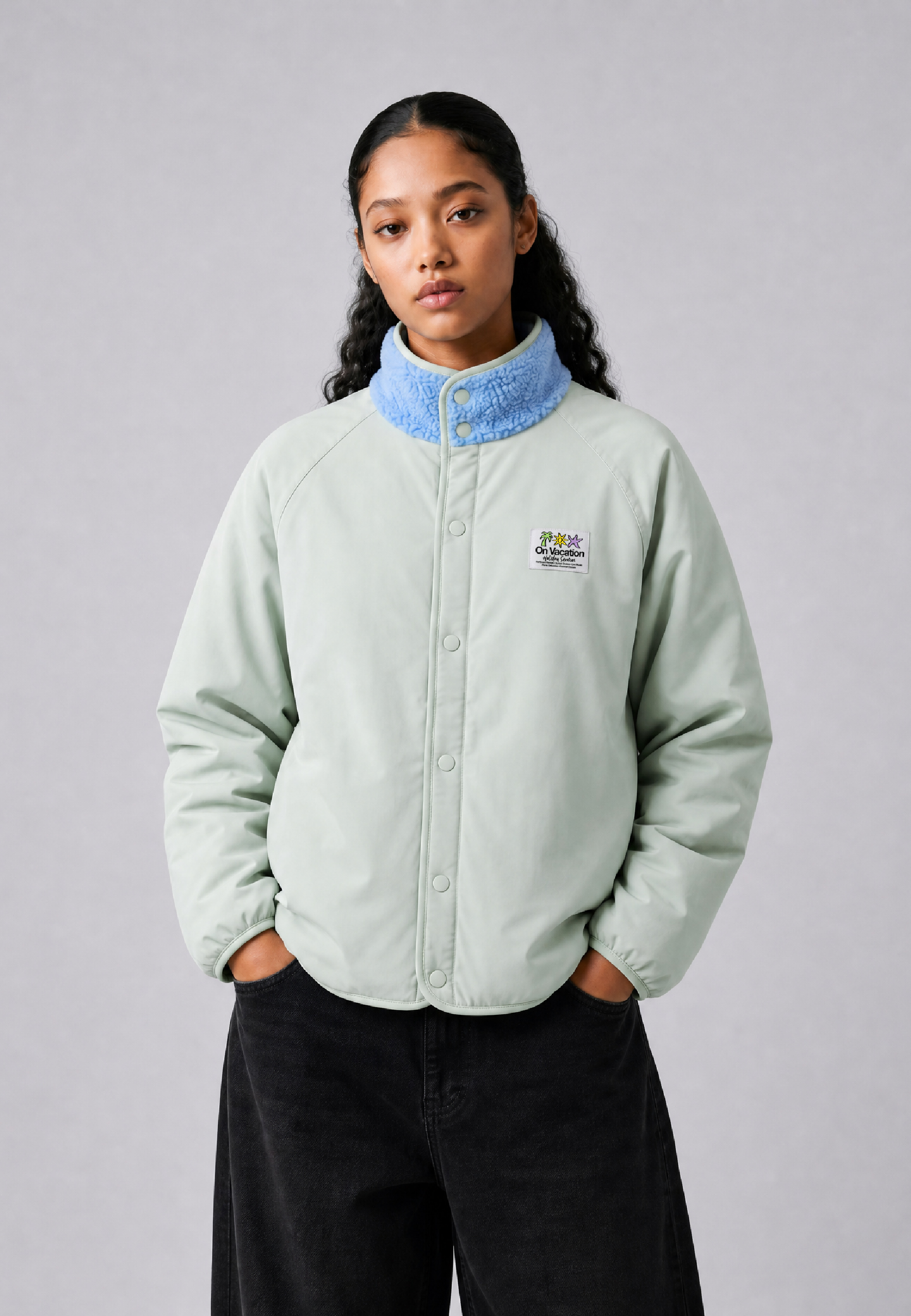 Chaqueta On Vacation Holiday Service Reversible Blue foto 7