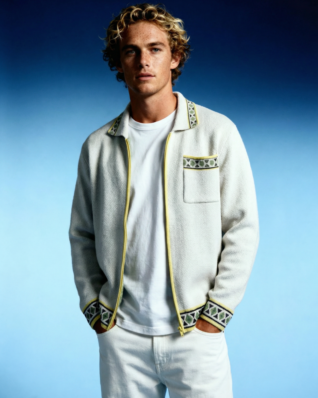 Chaqueta On Vacation Lemon Resort Knit Multi foto 2