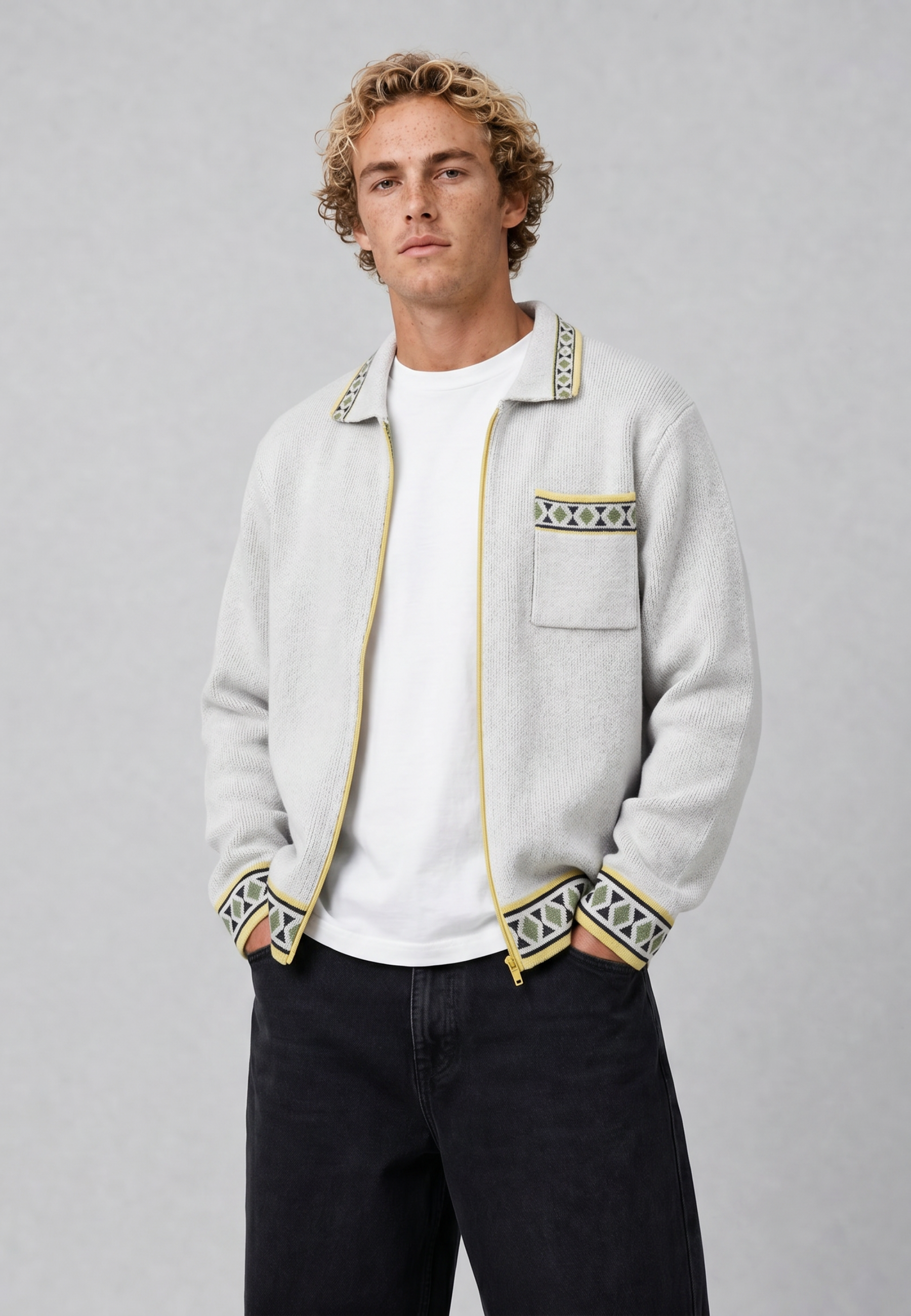 Chaqueta On Vacation Lemon Resort Knit Multi foto 5
