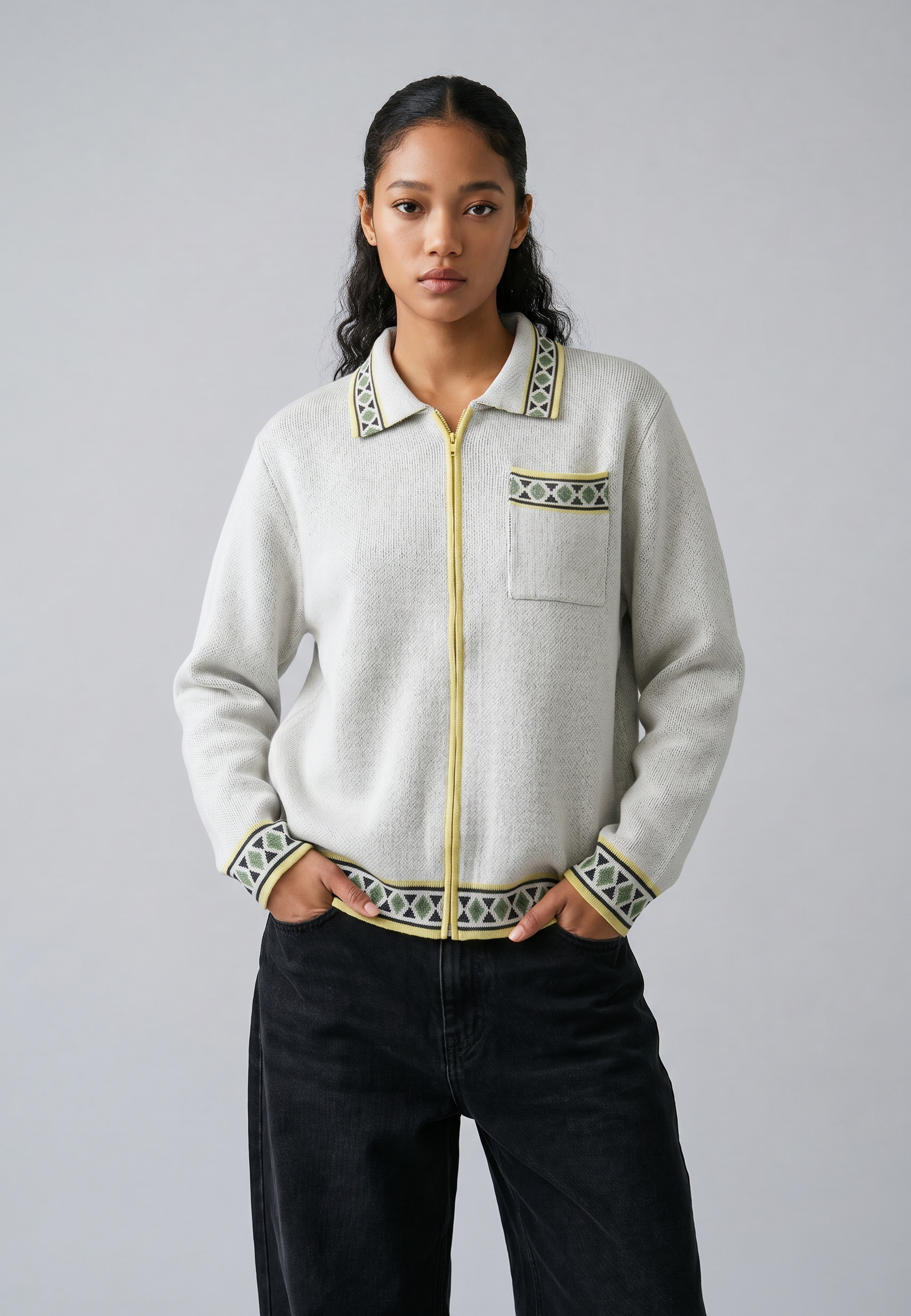 Chaqueta On Vacation Lemon Resort Knit Multi foto 6