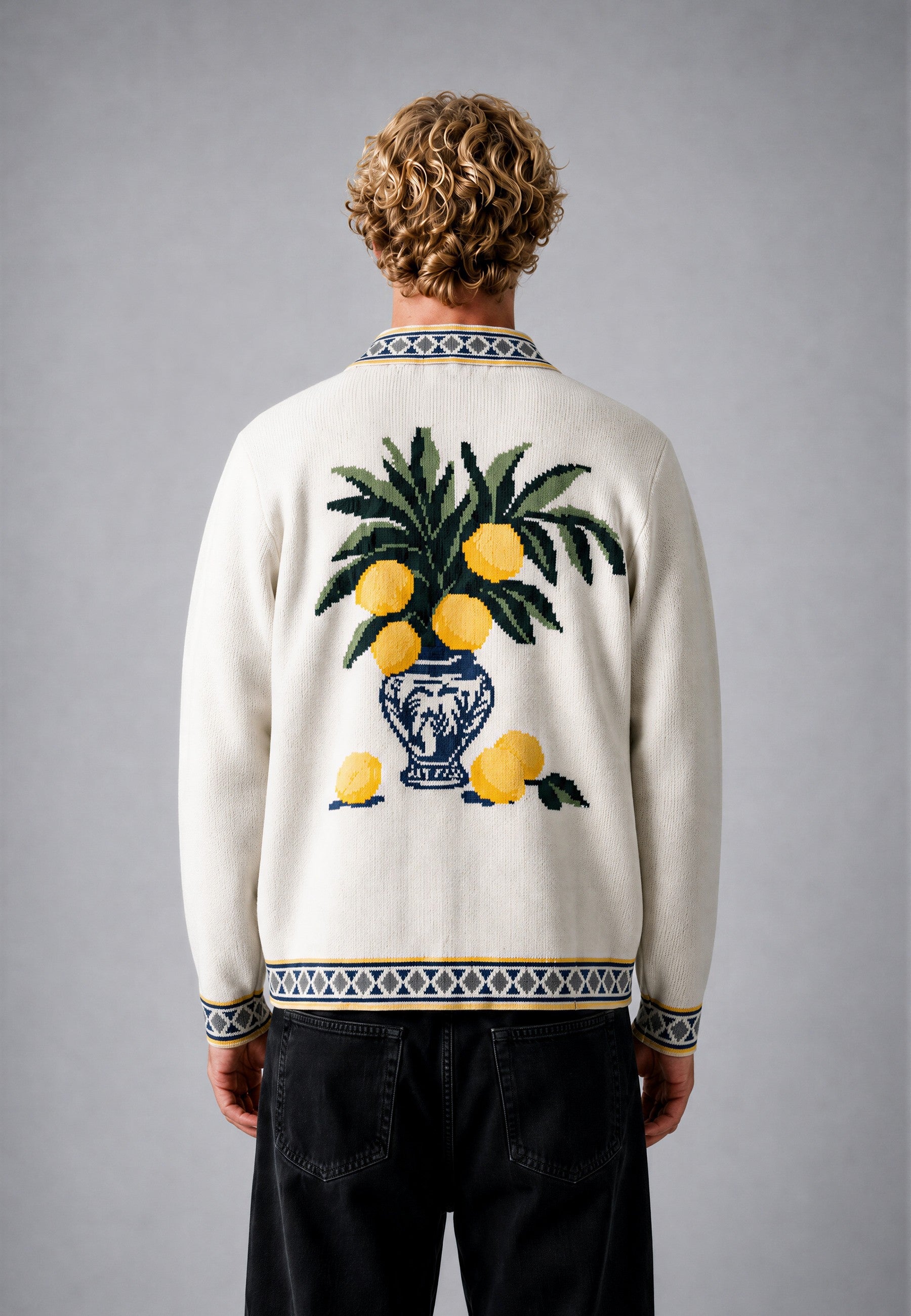 Chaqueta On Vacation Lemon Resort Knit Multi foto 8