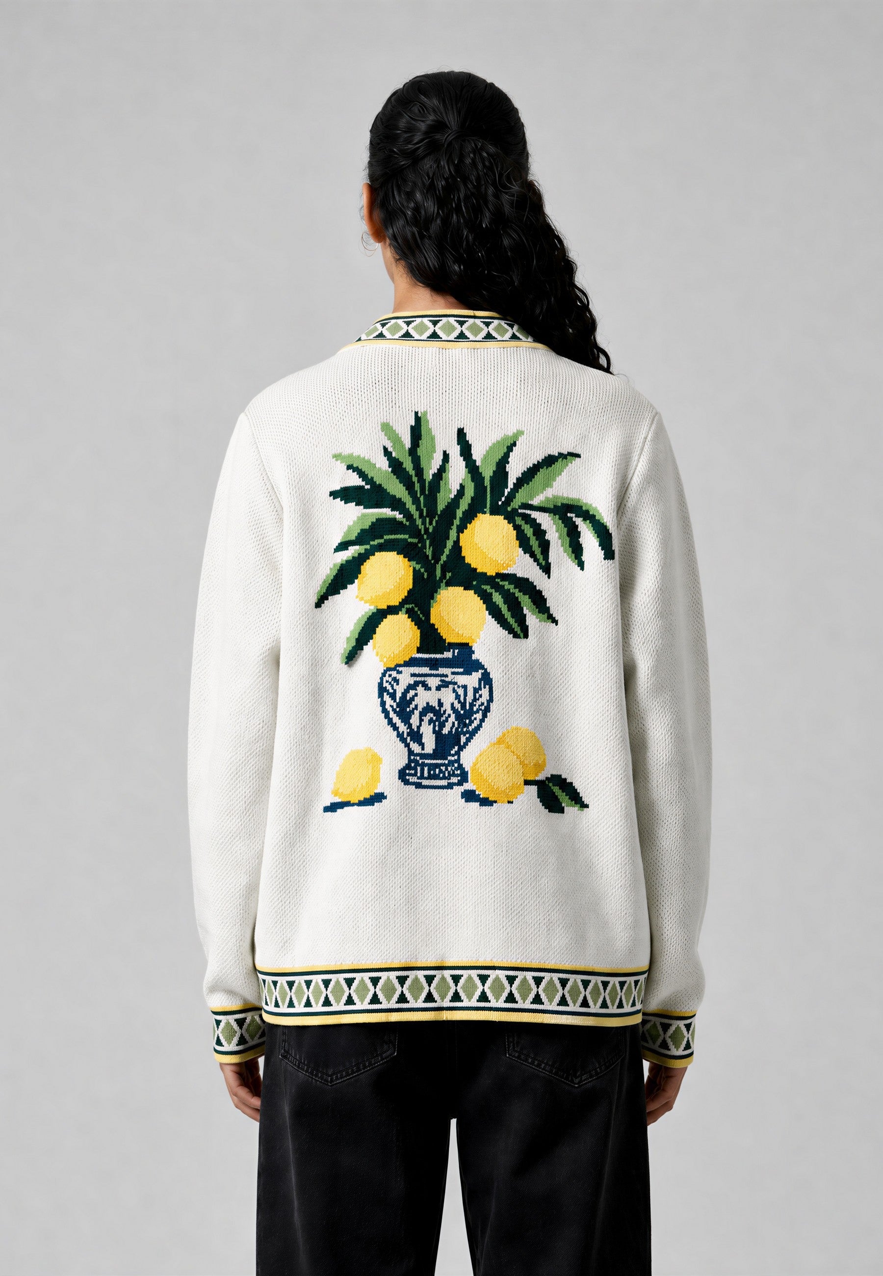 Chaqueta On Vacation Lemon Resort Knit Multi foto 9