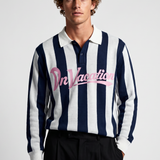 Polo On Vacation Retreat Striped Knit Dark Blue foto 2