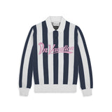 Polo On Vacation Retreat Striped Knit Dark Blue foto 3