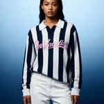 Polo On Vacation Retreat Striped Knit Dark Blue foto 4