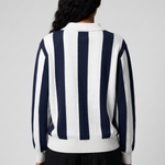Polo On Vacation Retreat Striped Knit Dark Blue foto 8