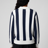 Polo On Vacation Retreat Striped Knit Dark Blue foto 8