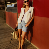 Chaleco On Vacation Wanderlust Fleece Beige foto 3