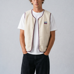 Chaleco On Vacation Wanderlust Fleece Beige foto 6