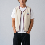 Chaleco On Vacation Wanderlust Fleece Beige foto 6