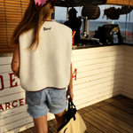 Chaleco On Vacation Wanderlust Fleece Beige foto 4