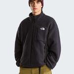 Chaqueta polar reversible Yumiori para hombre en negro