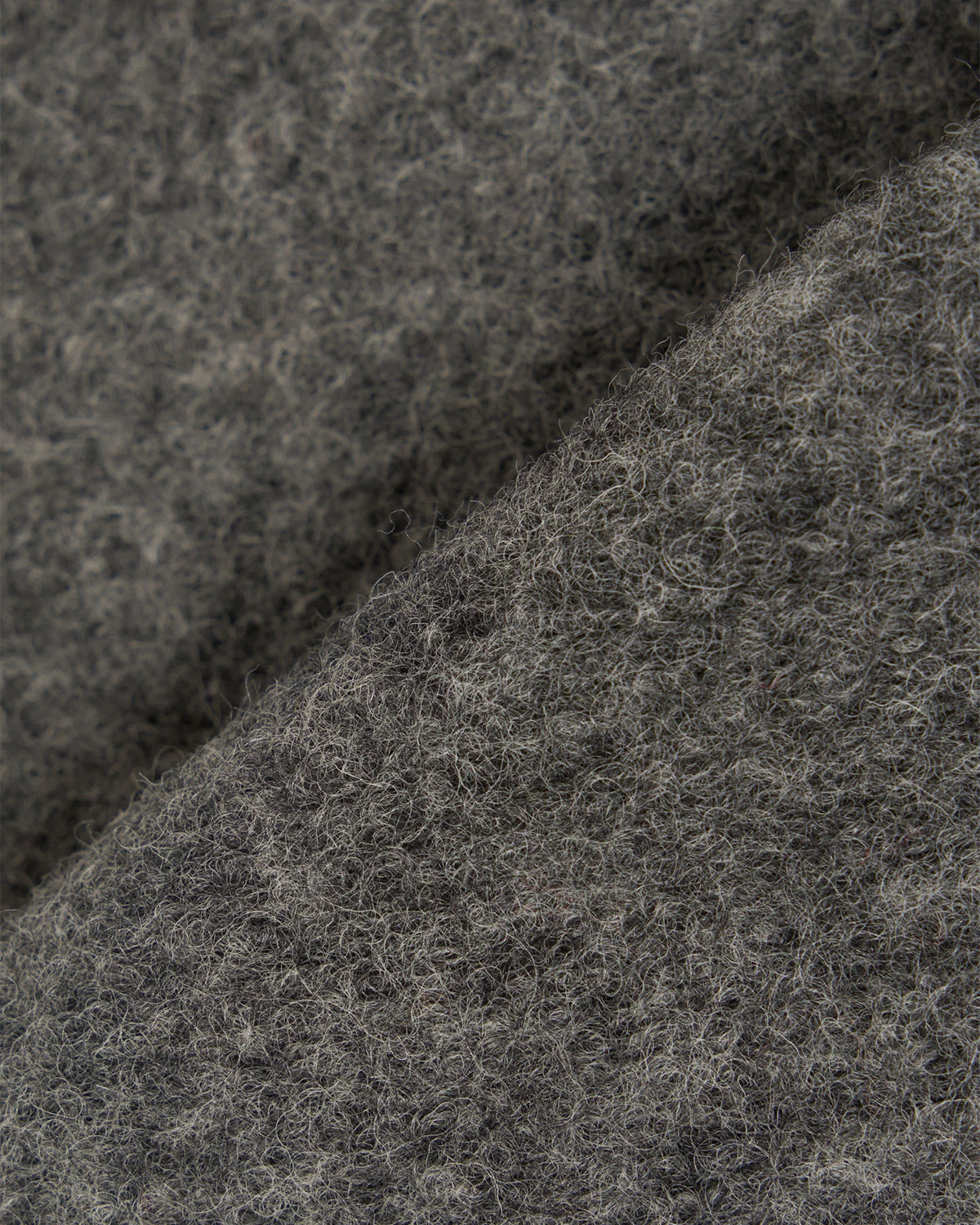 UNIVERSAL WORKS Zip Waistcoat Wool Fleece Grey Marl - imagen 4
