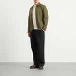 UNIVERSAL WORKS Bakers Twill Light Olive - look